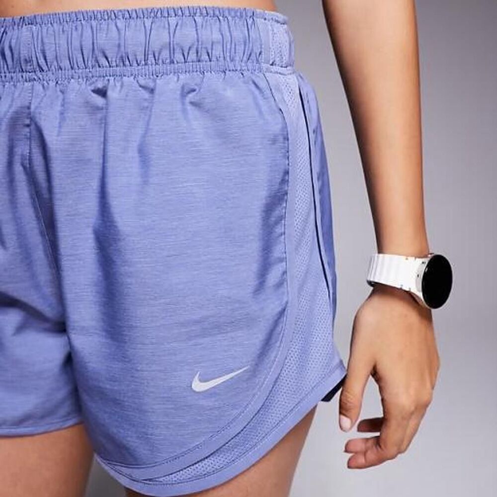 Nike Running Tempo 3in Dri-fit shorts in purple/blue - Size XS